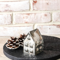 Silver Mercury Glass House