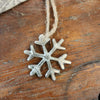 Silver Snowflake Ornament