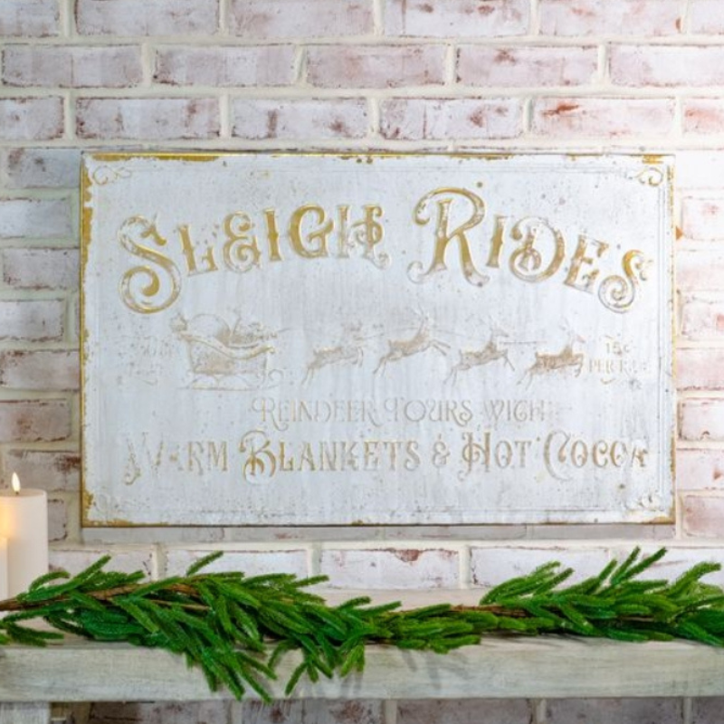 Sleigh Rides Sign