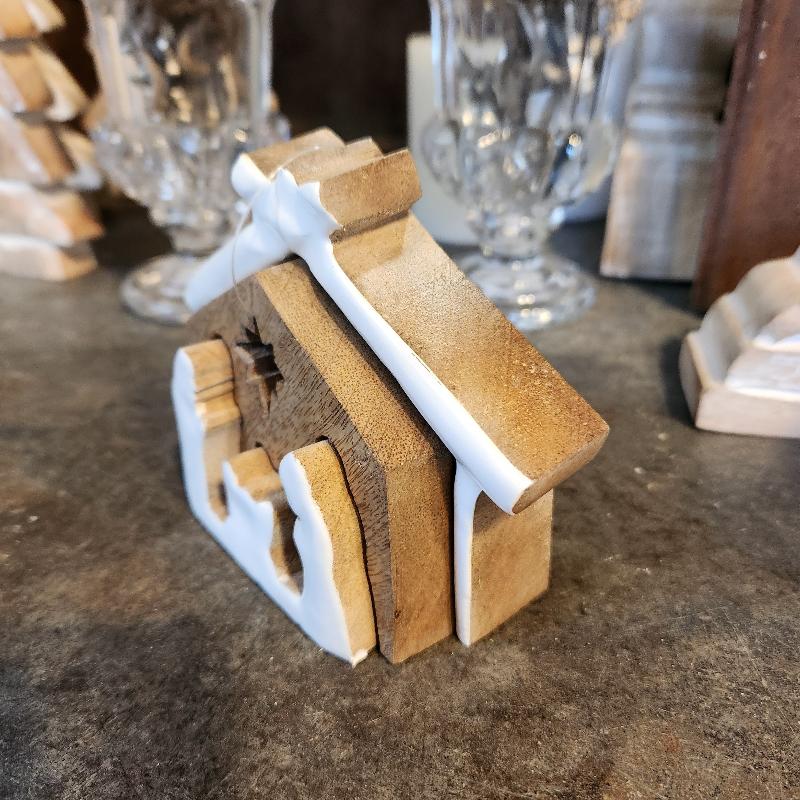 Small Wood Nativity Puzzle side view