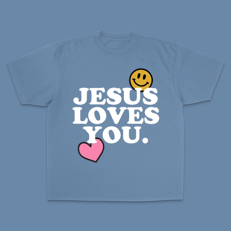 Smile Jesus Loves You Tee