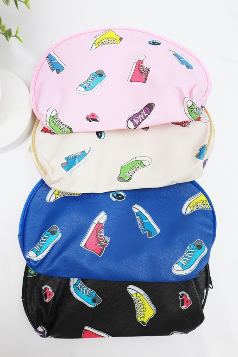 Sneaker Print Pouch