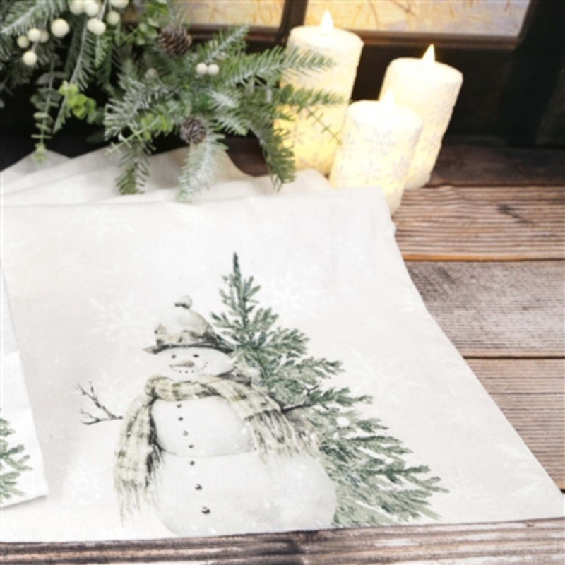Snowman Table Runner