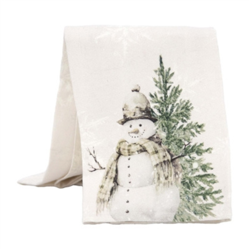 Snowman Tea Towel