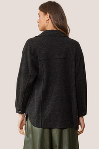 Solid Oversized Shacket