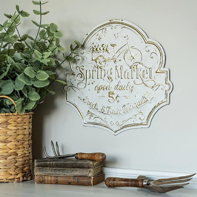 Spring Market Sign