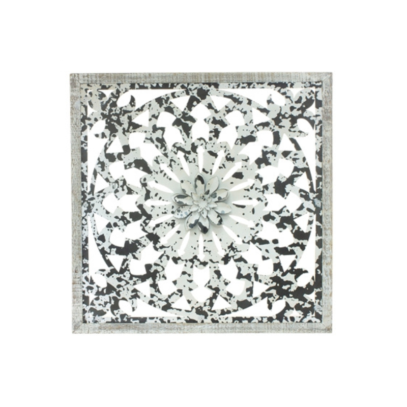 Square Framed Flower
