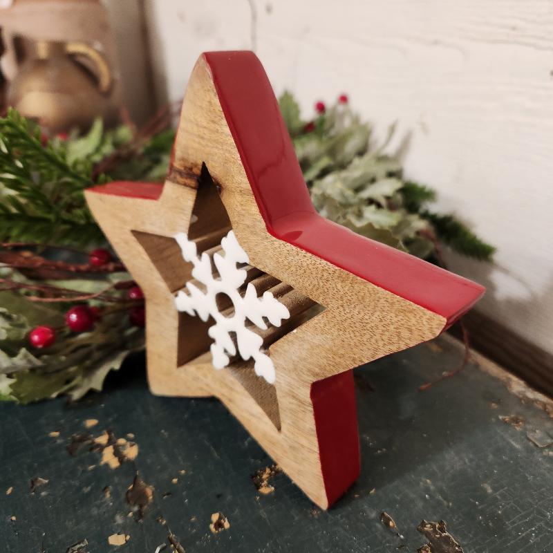 Star Snowflake side view