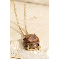 Stone Charm Necklace