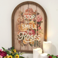 Smell the Roses Sign