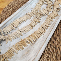 Strand of Coconut Shell Stick Beads