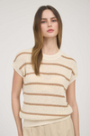 Striped Sweater Knit Top
