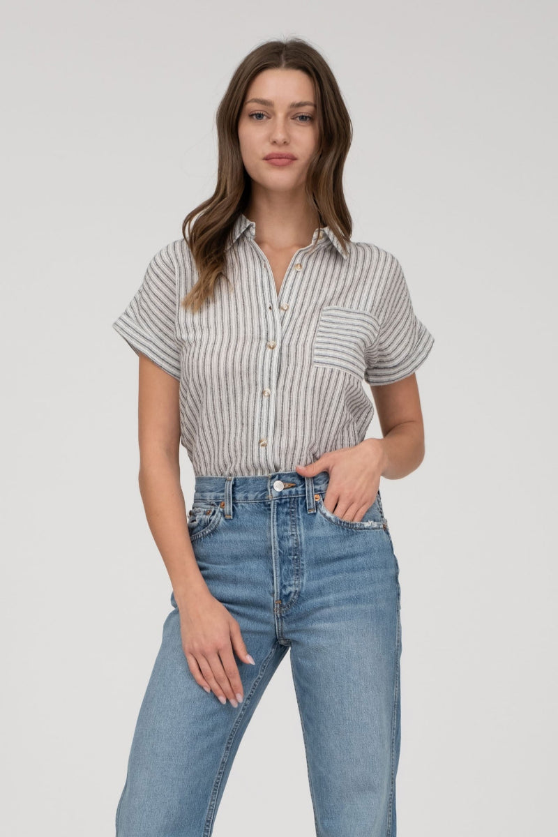 Striped Linen Shirt