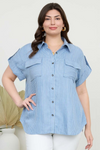 Striped Chambray Shirt