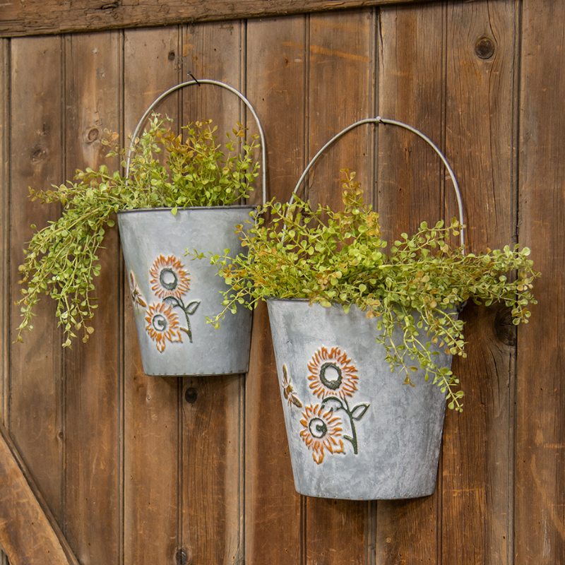 Sunflower Wall Bucket
