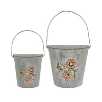 Sunflower Wall Bucket