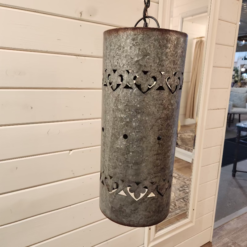 Iron Cylinder Pendant