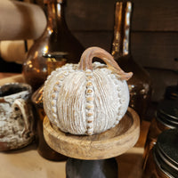 Tan Dot Resin Pumpkin