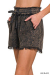 Tencel Mineral Wash Shorts