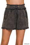 Tencel Mineral Wash Shorts