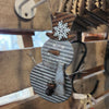 Tin Snowman Ornament Short