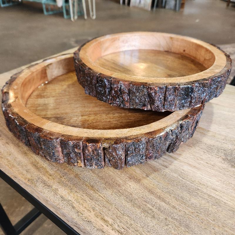 Tree Bark Tray - bark edge