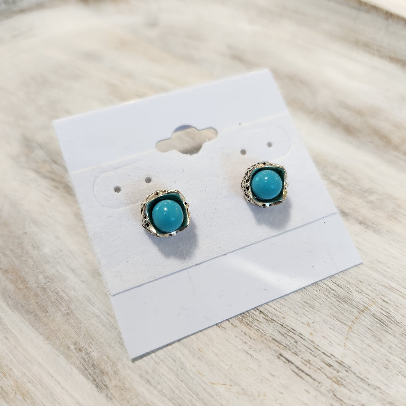 Turquoise Stud Earrings