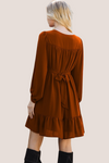 V-Neck Mini Dress