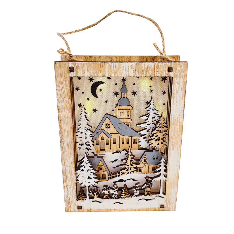 Village Light Up Ornament