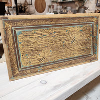 Distressed Wooden Panel