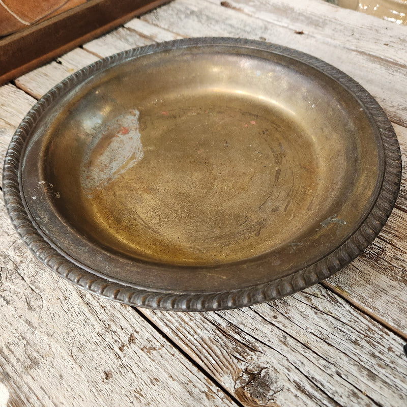 Vintage Footed Serving Bowl