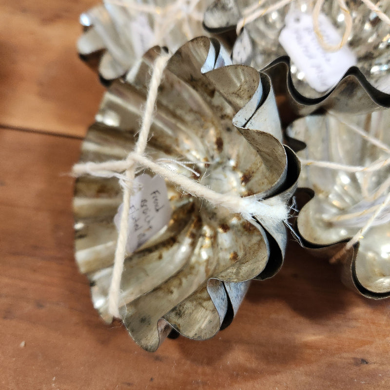 Vintage French Brioche Fluted Mold Set