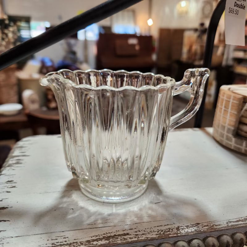 Vintage Glass Creamer