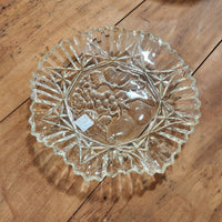 Vintage Glass Fruit Bowl
