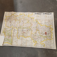 Vintage Belgium Map Booklet