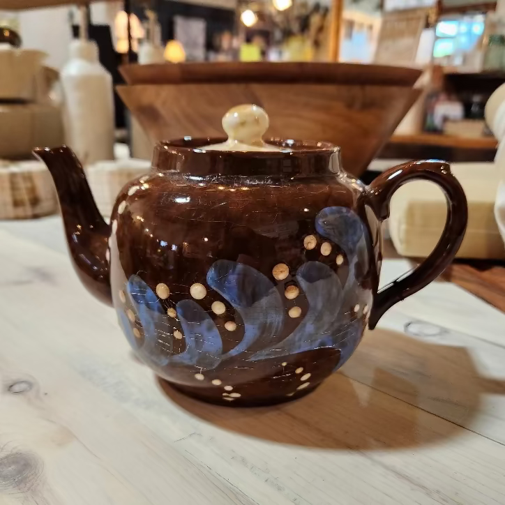 Vintage Hand Painted Teapot