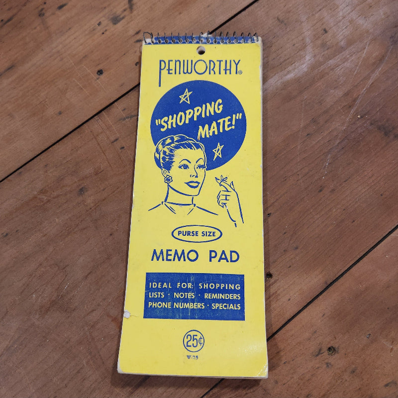 Vintage Memo Pad