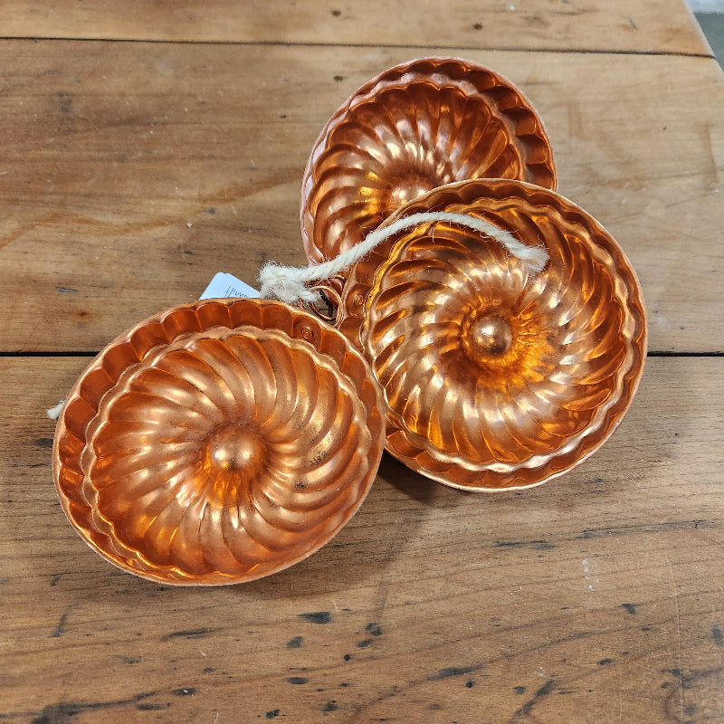 Vintage Mini Copper Mold Set