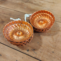 Vintage Mini Copper Mold Set