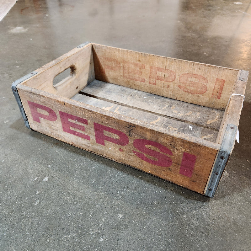 Vintage Pepsi Wood Crate