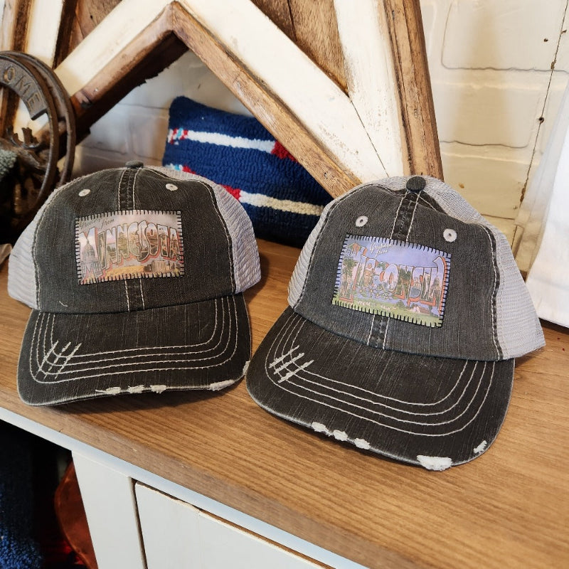 Vintage Postcard Trucker Hat