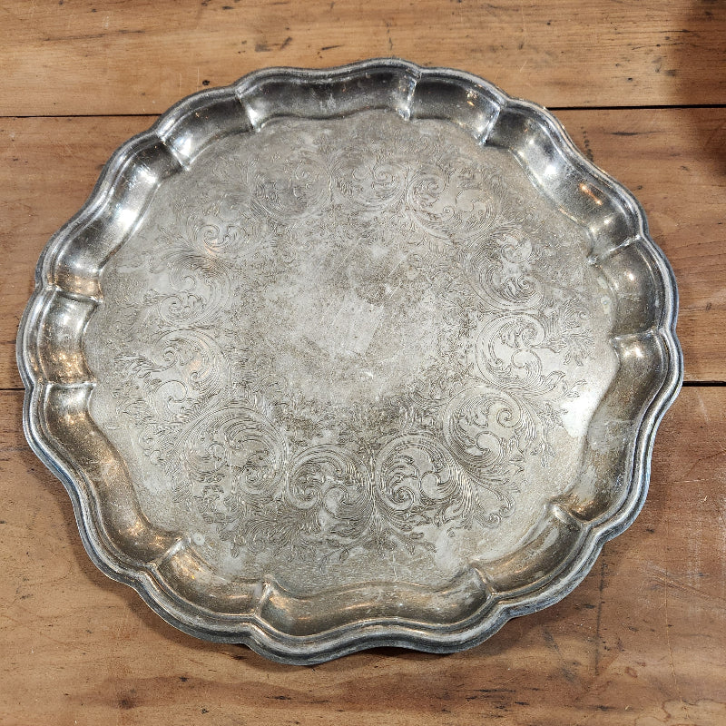 Vintage Sheridan Silver Tray