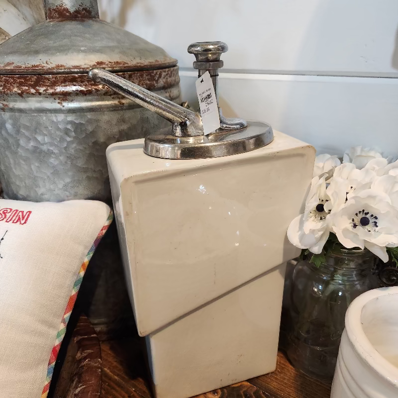 Vintage Syrup Canister