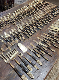 Vintage Thai Bronzeware Set