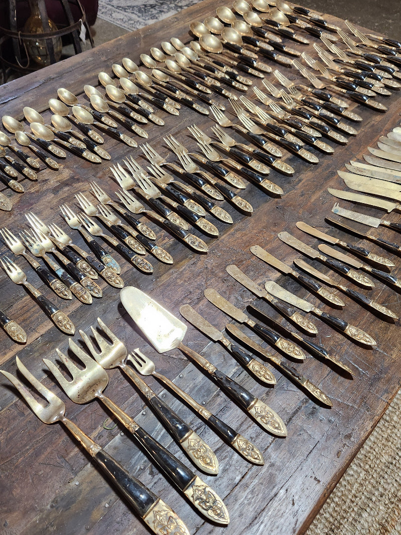 Vintage Thai Bronzeware Set