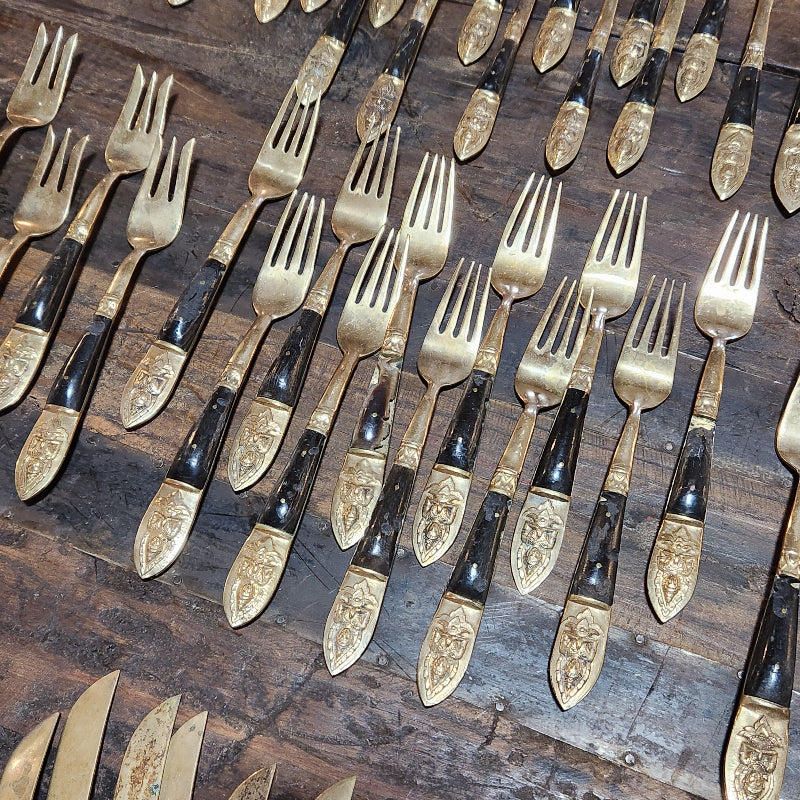 Vintage Thai Bronzeware Set