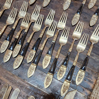 Vintage Thai Bronzeware Set