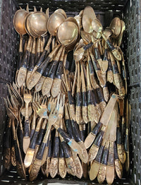 Vintage Thai Bronzeware Set