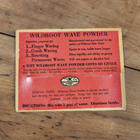 Vintage Wildroot Wave Powder