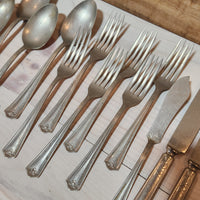 Vintage Silverplate Flatware Set
